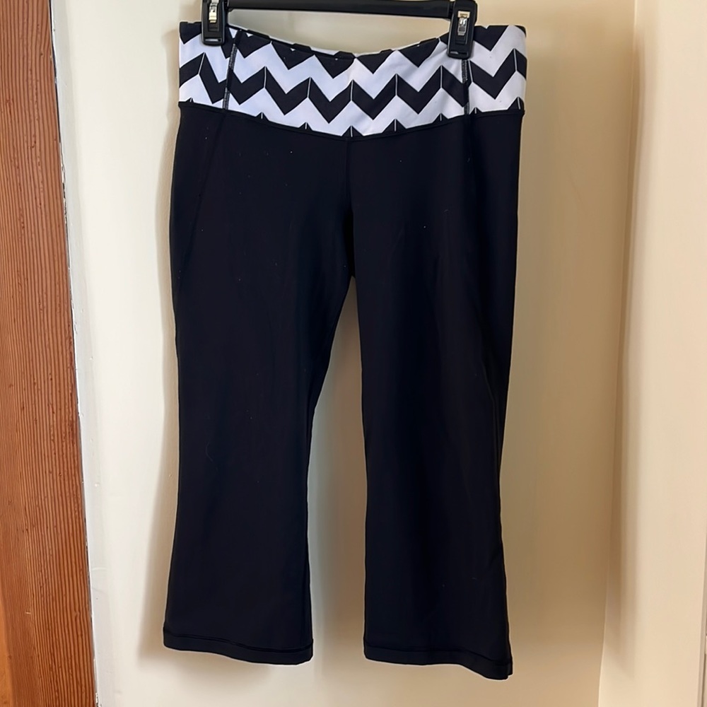 Lululemon, capri, chevron pattern, Run for your Life